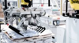 Created The Newest Semi-Automatic Robotic Palletizing System